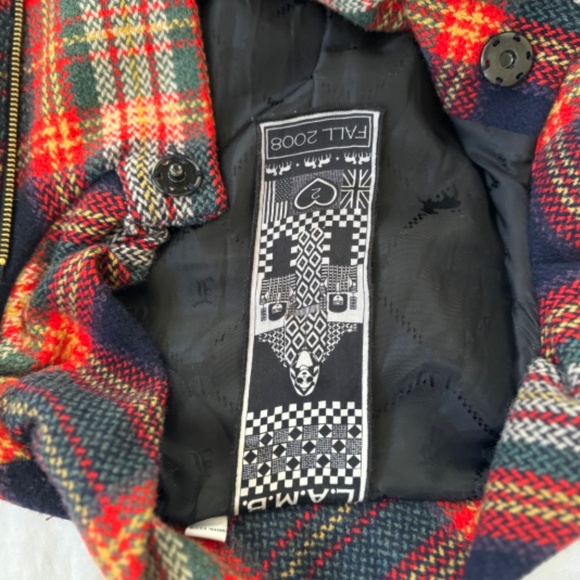 L.A.M.B plaid jacket - Picture 2 of 3